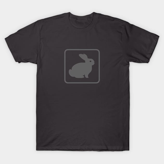 follow the white rabbit T-Shirt by croquis design